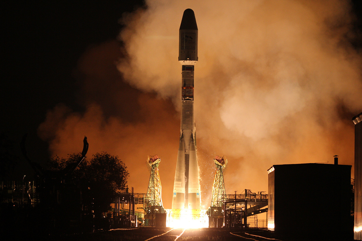Russian Soyuz Rocket Launches New European Weather Satellite